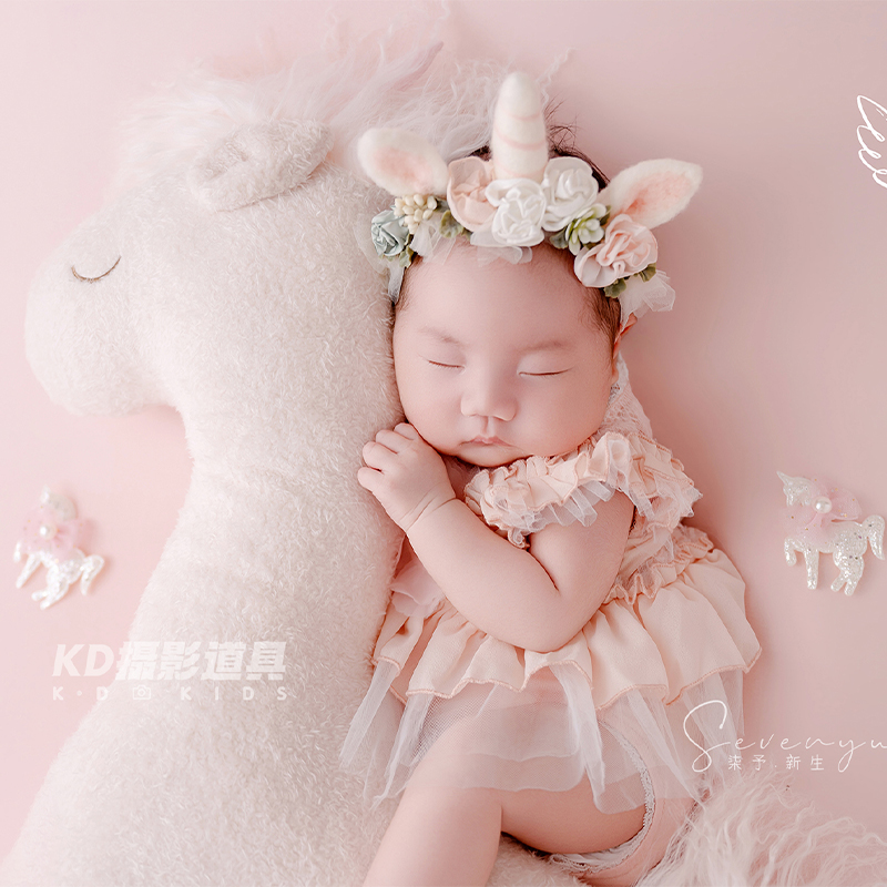 Cute Unicorn Theme Newborn Pho - Infant Photography Props Outfit ulasan dan harga