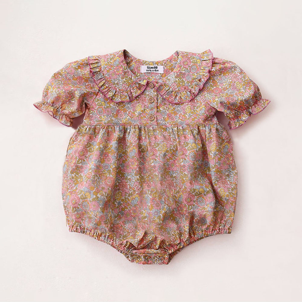 Summer Newborn Infant One-Piec - Newborn Baby Girl Romper Floral ulasan dan harga