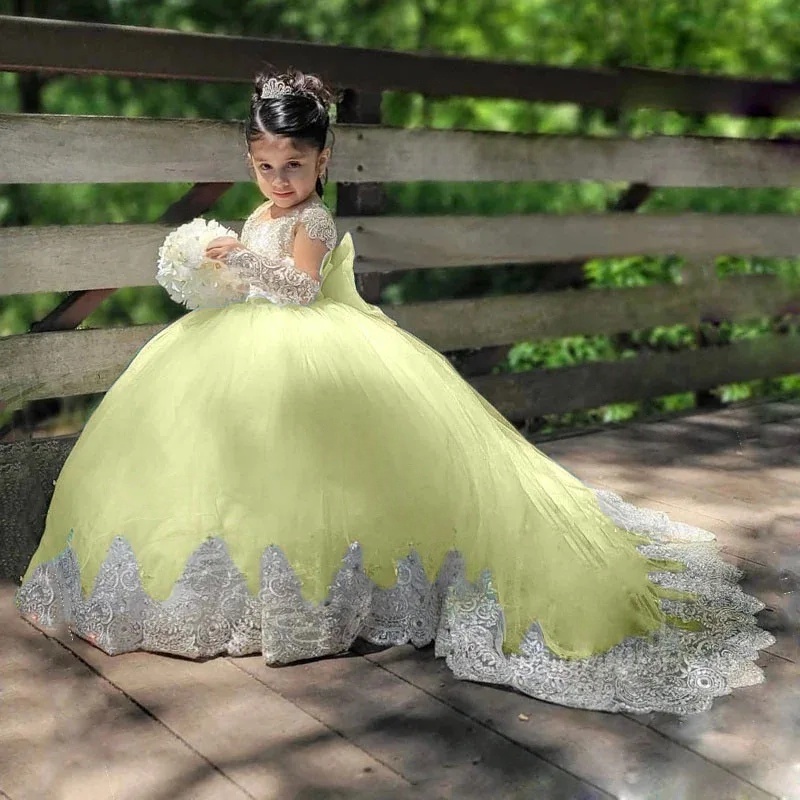 JDY Custom Made Princess Flowe - Toddler Girl Tulle Party Dress ulasan dan harga