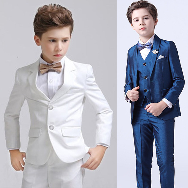 Kids Boys White Blazer Vest Pa - Baby Boy Suit Set Baptism ulasan dan harga