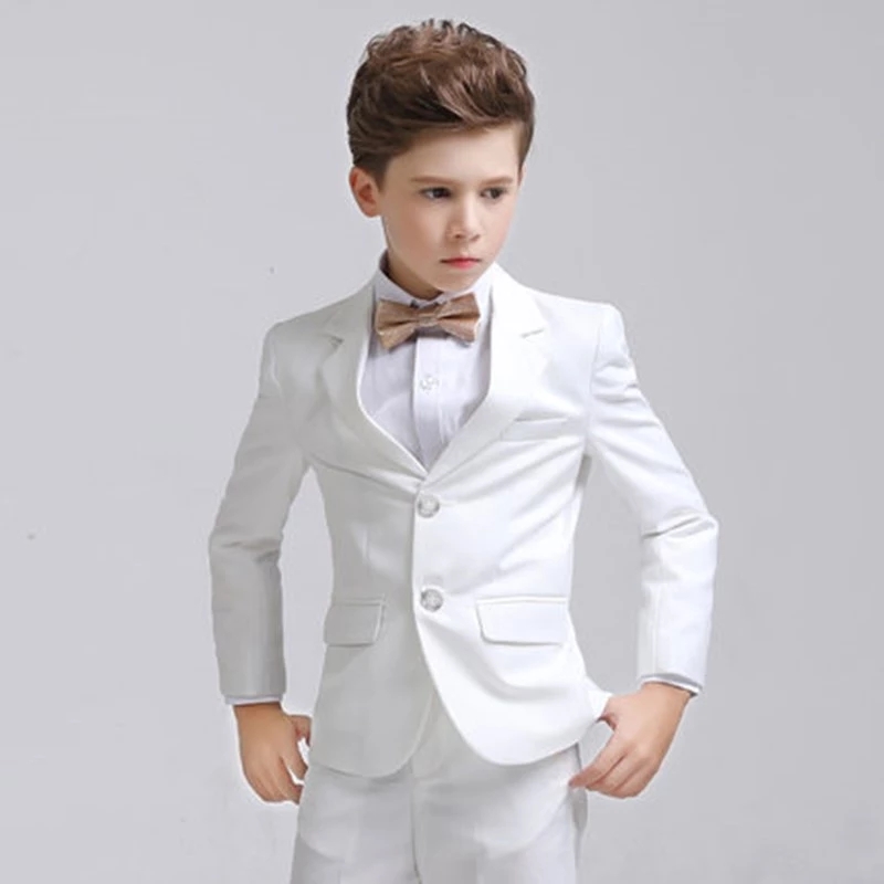 Kids Boys White Blazer Vest Pa - Baby Boy Suit Set Baptism ulasan dan harga