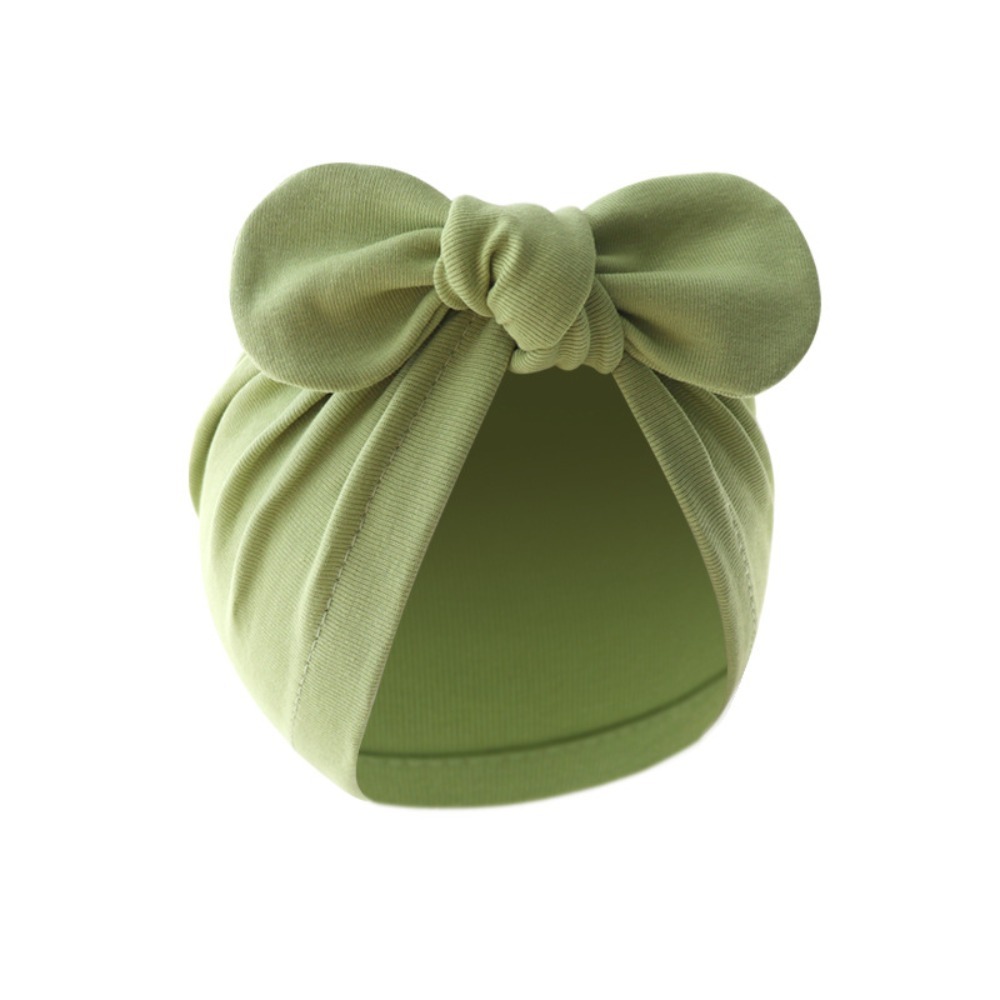 Cute Flower Knot Baby Hat Soli - Infant Beanie Hat With Ears ulasan dan harga