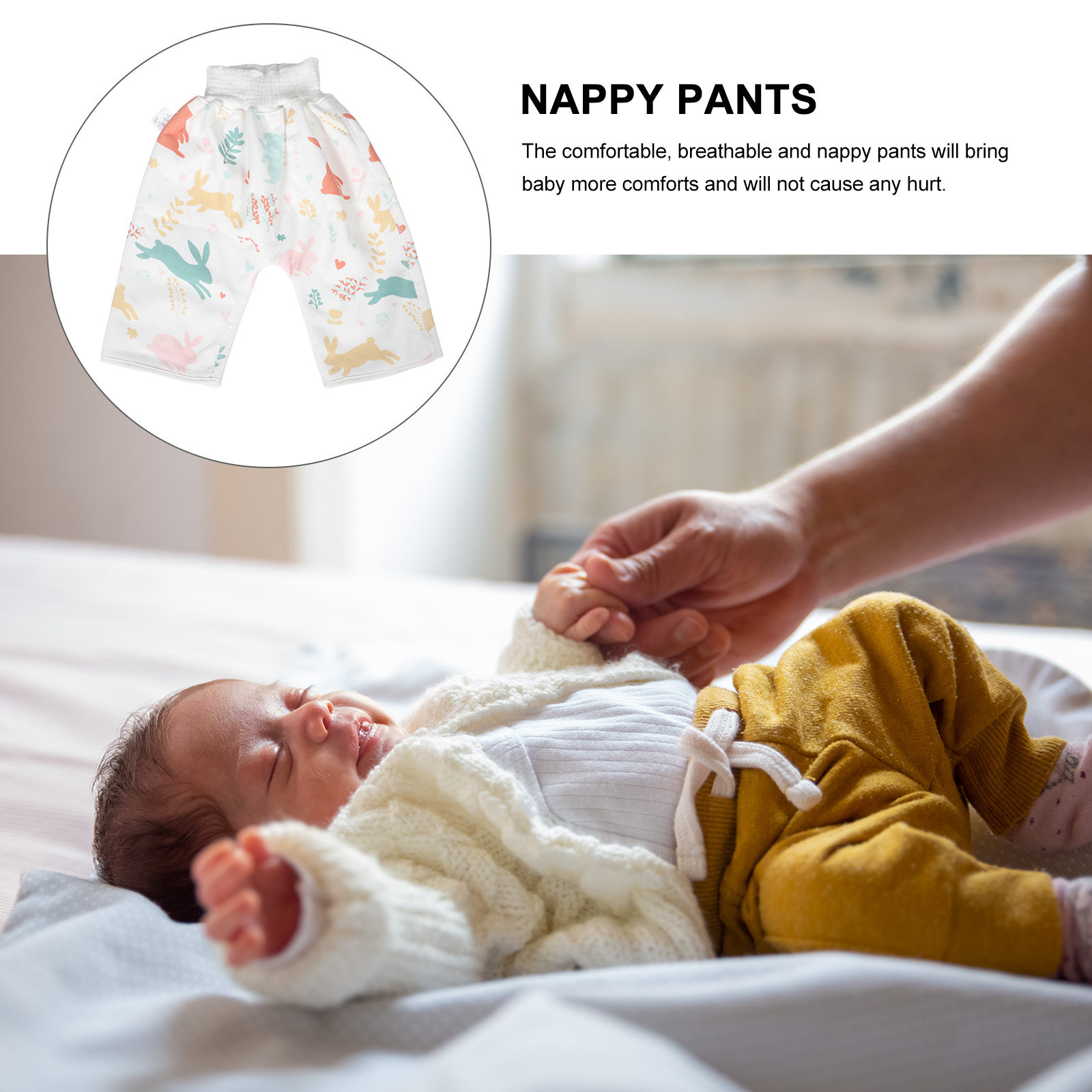 Cartoon Bunny Pattern Baby Kid - Toddler Training Pants Leak Proof ulasan dan harga