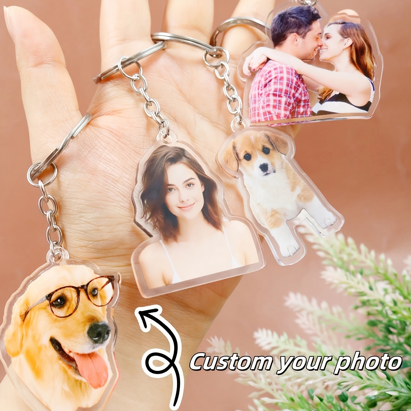 1 Custom Photo Acrylic Keychai - Baby Gear ulasan dan harga